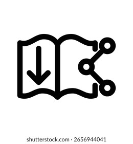 ícone Livro ilustração vetor modelo de design
