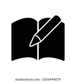 Icono de libro ilustración Vector diseño Plantilla