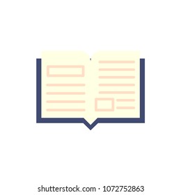 Book icon illustration vector symbol