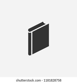 Book icon illustration,vector education sign symbol