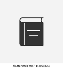 Book icon illustration,vector read sign symbol