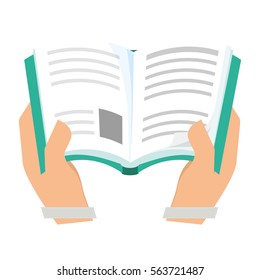 book icon image full color vector illustration design 