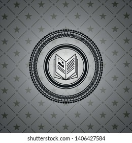 book icon inside dark badge