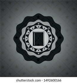 book icon inside dark badge