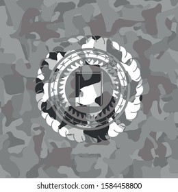 book icon inside grey camouflage texture