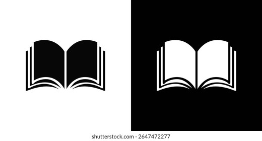 Ícone Livro Vetor plano isolado no contorno