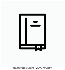 book icon, isolated icon in light background, perfect for website, blog, logo, graphic design, social media, UI, mobile app