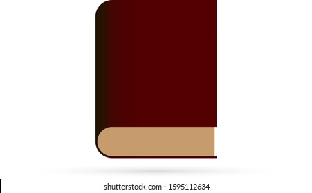 Book icon isolated. Notebook, textbooks. Vector illustration. School symbol
