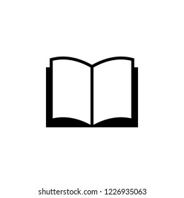 Book icon. Book icon isolated on white background