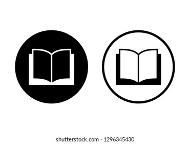 Book icon. Book icon isolated on white background