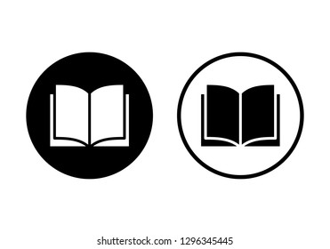 Book icon. Book icon isolated on white background
