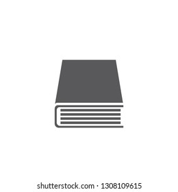 Book icon isolated on white background