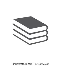 Book icon isolated on white background