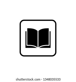 Book icon. Book icon isolated on white background