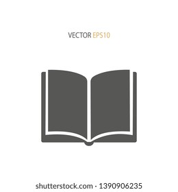 Book icon isolated on white background