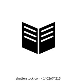 Book icon. Book icon isolated on white background
