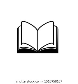 Book icon isolated on white background