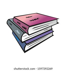 Book icon isolated on white background