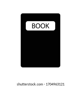  Icono de libro aislado en fondo blanco. Icono del vector.