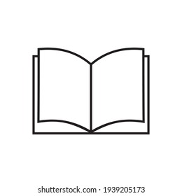 Book icon. Book icon isolated on white background