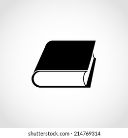 Book Icon Isolated on White Background