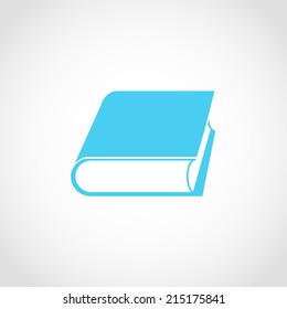 Book Icon Isolated on White Background