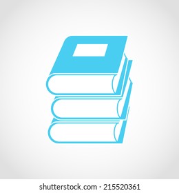 Book Icon Isolated on White Background