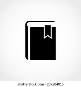 Book Icon Isolated on White Background