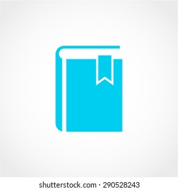 Book Icon Isolated on White Background