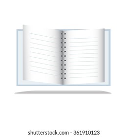 Book icon isolated on white background