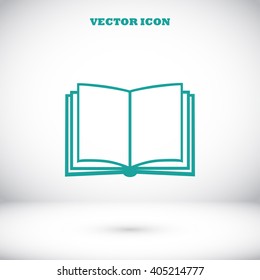 Book icon isolated on white background