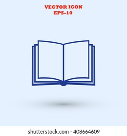 Book icon isolated on white background