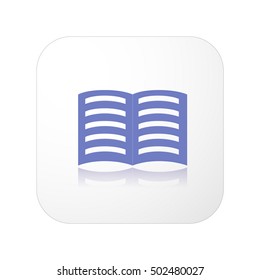 Book icon isolated on white background