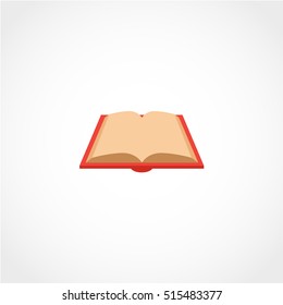 Book icon isolated on white background