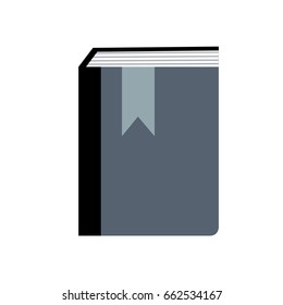 Book icon isolated on white background. Book Icon in flat style . Education symbol for your web site design, logo, app, 