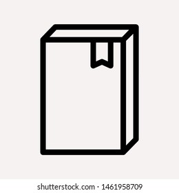 book icon isolated sign symbol vector illustration for web and mobile - vector 