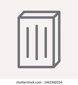 book icon isolated sign symbol vector illustration for web and mobile - vector 