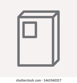 book icon isolated sign symbol vector illustration for web and mobile - vector 