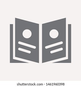 book icon isolated sign symbol vector illustration for web and mobile - vector 