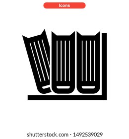 book icon isolated sign symbol vector illustration - high quality black style vector icons
