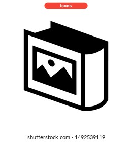 book icon isolated sign symbol vector illustration - high quality black style vector icons
