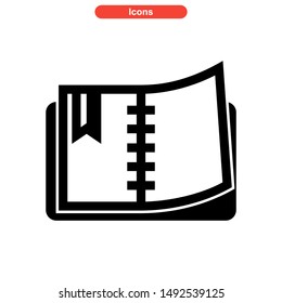 book icon isolated sign symbol vector illustration - high quality black style vector icons
