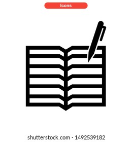 book icon isolated sign symbol vector illustration - high quality black style vector icons
