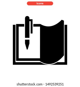 book icon isolated sign symbol vector illustration - high quality black style vector icons
