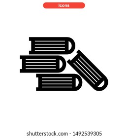 book icon isolated sign symbol vector illustration - high quality black style vector icons
