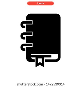 book icon isolated sign symbol vector illustration - high quality black style vector icons
