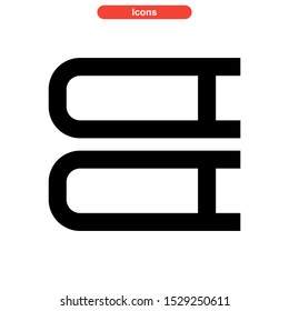 book icon isolated sign symbol vector illustration - high quality black style vector icons
