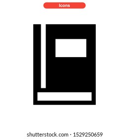 book icon isolated sign symbol vector illustration - high quality black style vector icons
