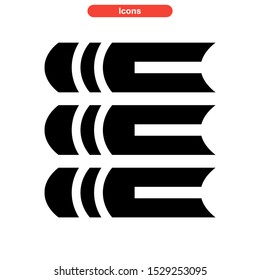 book icon isolated sign symbol vector illustration - high quality black style vector icons
