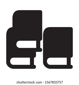 book icon isolated sign symbol vector illustration - high quality black style vector icons
